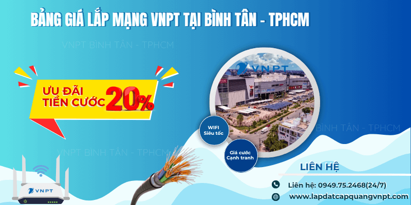 Lắp mạng VNPT tại Bình Tân