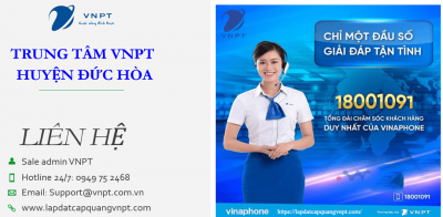 lắp mạng cáp quang vnpt huyện đức hòa, tỉnh Long An