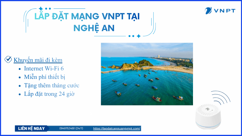 Lắp mạng VNPT Nghệ An Lắp mạng VNPT Nghệ An
