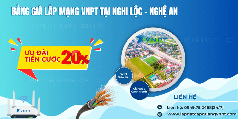 Lắp mạng VNPT tại Nghi Lộc giá rẻ Lắp mạng VNPT tại Nghi Lộc giá rẻ