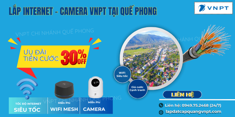 Lắp mạng VNPT tại Quế Phong Lắp mạng VNPT tại Quế Phong