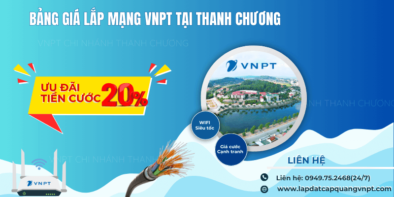 Lắp mạng VNPT tại Thanh Chương Lắp mạng VNPT tại Thanh Chương
