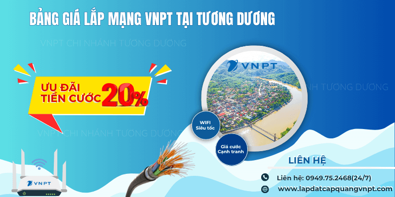 Lắp mạng VNPT tại Tương Dương Lắp mạng VNPT tại Tương Dương