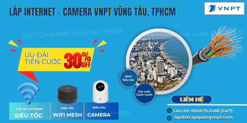Lắp mạng VNPT Vũng Tàu giá rẻ
