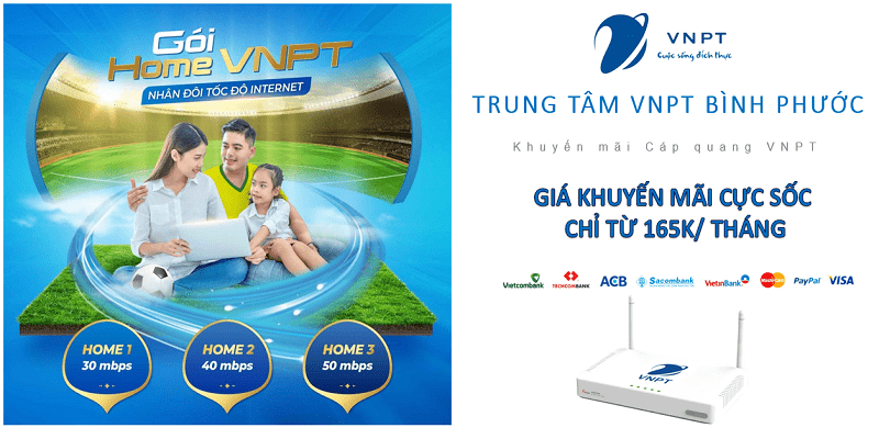 lắp mạng cáp quang VNPT Bình Phước