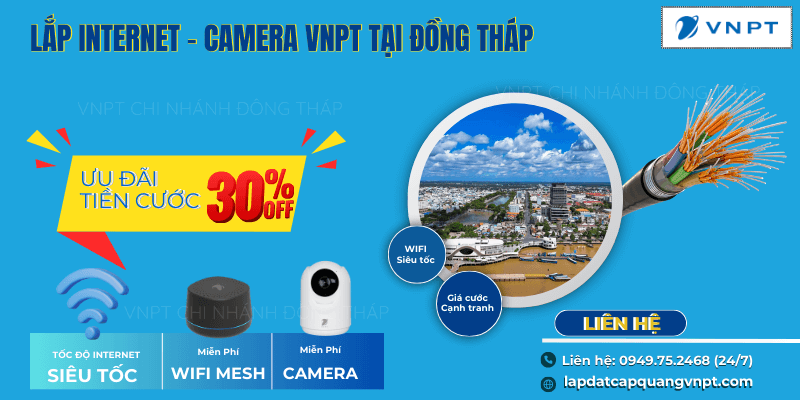 Lắp mạng VNPT Đồng Tháp
