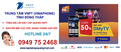 lắp mạng cáp quang VNPT tại Đồng Tháp