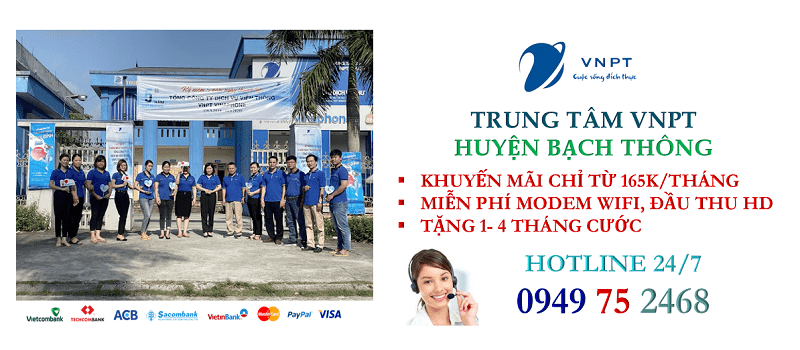 lắp mạng cáp quang VNPT tại Huyện Bạch Thông