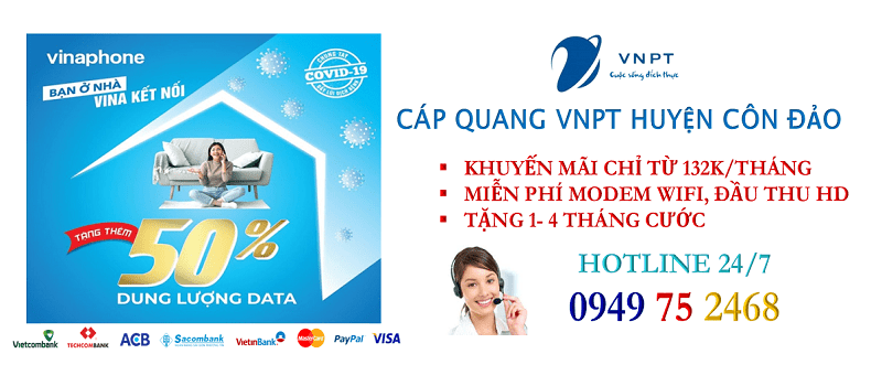 lắp mạng cáp quang VNPT Huyện Côn Đảo, tỉnh Bà Rịa- Vũng Tàu