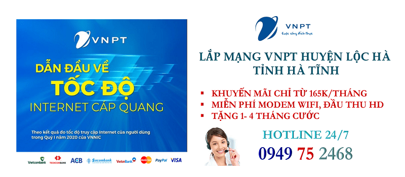 lắp mạng cáp quang VNPT Huyện Lộc Hà, tỉnh Hà Tĩnh lắp mạng cáp quang VNPT Huyện Lộc Hà, tỉnh Hà Tĩnh