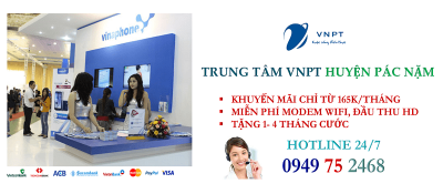 lắp mạng cáp quang VNPT tại Huyện Pác Nặm