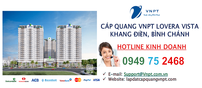 lắp mạng cáp quang VNPT Chung cư Lovera Vista Khang Điền