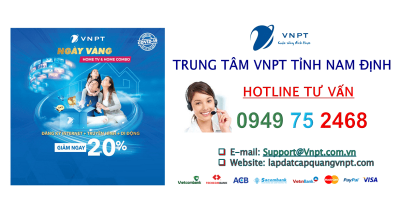 lắp mạng cáp quang VNPT tỉnh Nam Định