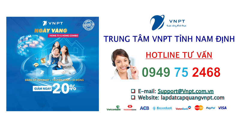 lắp mạng cáp quang VNPT Nam Định