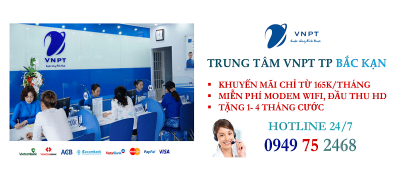 lắp mạng cáp quang VNPT tại TP Bắc Kạn