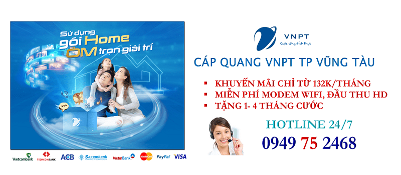 lắp mạng VNPT vũng tàu cáp quang giá rẻ