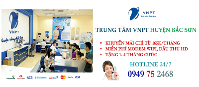 lắp mạng cáp quang VNPT Huyện Bắc Sơn, Lạng Sơn