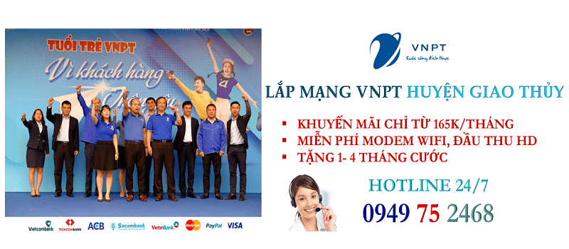 Lắp mạng VNPT Huyện Giao Thủy