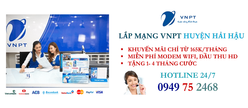 lắp mạng VNPT Huyện Hải Hậu