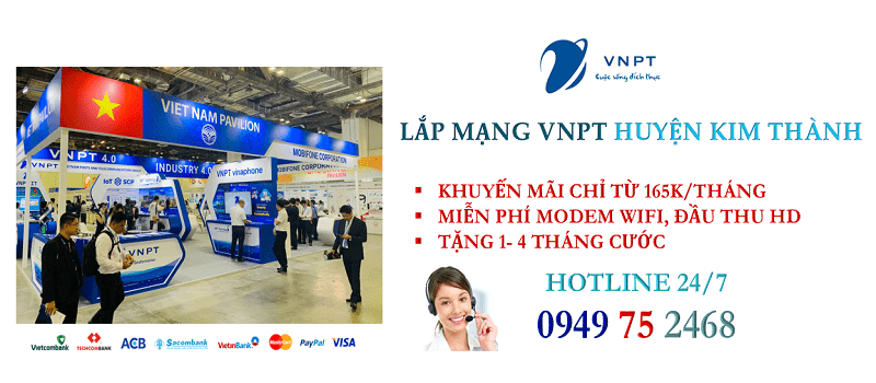 lắp mạng cáp quang VNPT Huyện Kim Thành