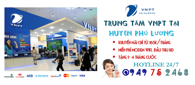 lắp mạng VNPT cáp quang tại Huyện Phú Lương, tỉnh Thái Nguyên