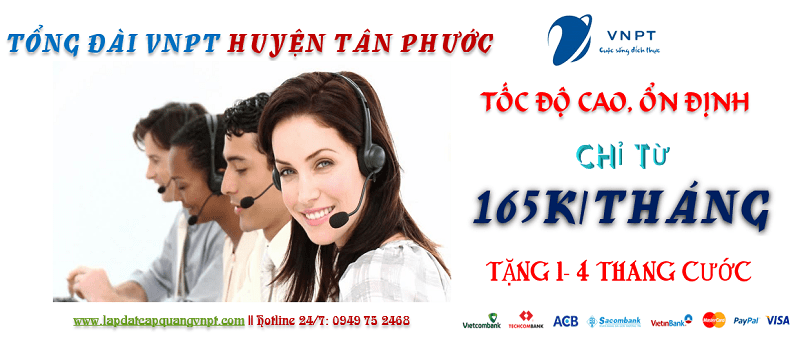 lắp mạng VNPT Huyện Tân Phước