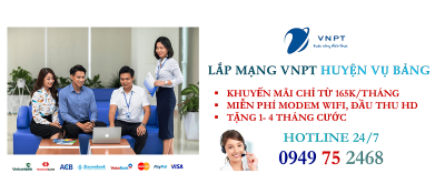 lắp mạng VNPT cáp quang tại Huyện Vụ Bảng, tỉnh Nam Định