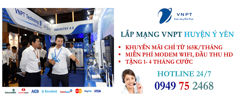 lắp mạng VNPT cáp quang tại Huyện Ý Yên, tỉnh Nam Định