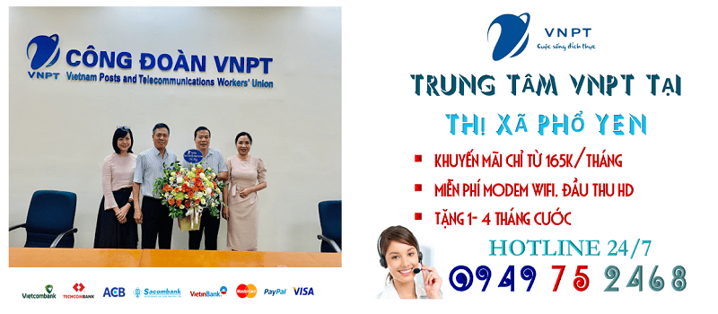 lắp mạng VNPT cáp quang tại TX Phổ Yên, tỉnh Thái Nguyên