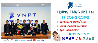 lắp mạng VNPT cáp quang tại TP Sông Công, tỉnh Thái Nguyên