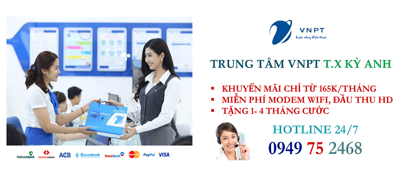 lắp mạng cáp quang VNPT tại Thị Xã Kỳ Anh, tỉnh Hà Tĩnh