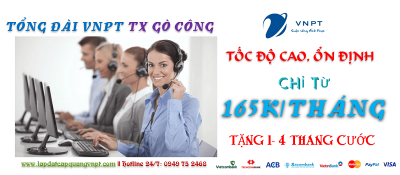 lắp mạng cáp quang VNPT tại Tx Gò Công