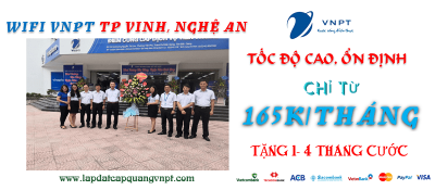 Lắp đặt wifi cáp quang VNPT tại TP Vinh