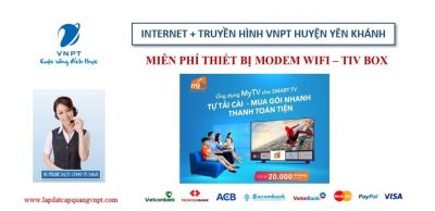 Lắp mạng cáp quang VNPT huyện Yên Khánh