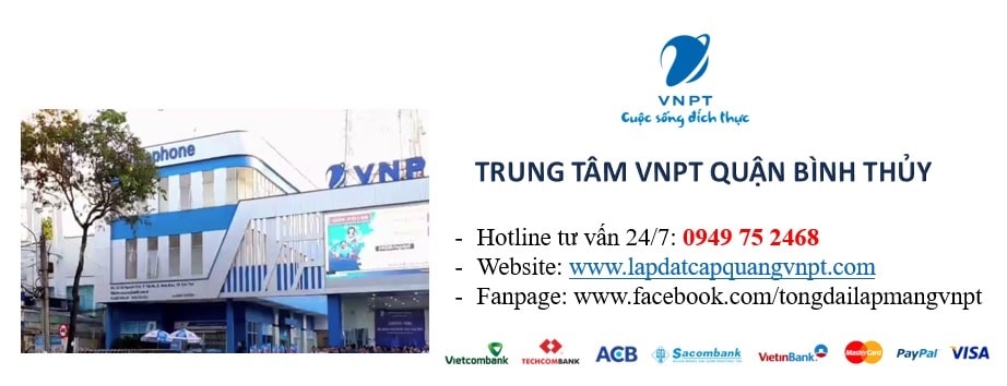 Lắp mạng vnpt quận Bình Thủy