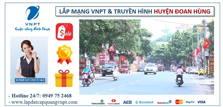 Lắp mạng cáp quang VNPT huyện Đoan Hùng