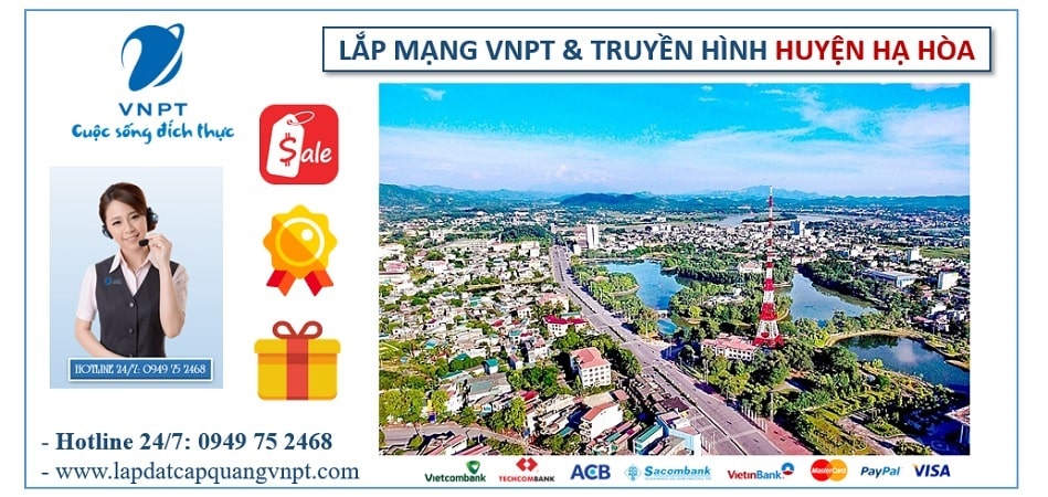 Lắp mạng cáp quang VNPT huyện Hạ Hòa