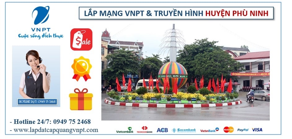 Lắp mạng cáp quang VNPT huyện Phù Ninh