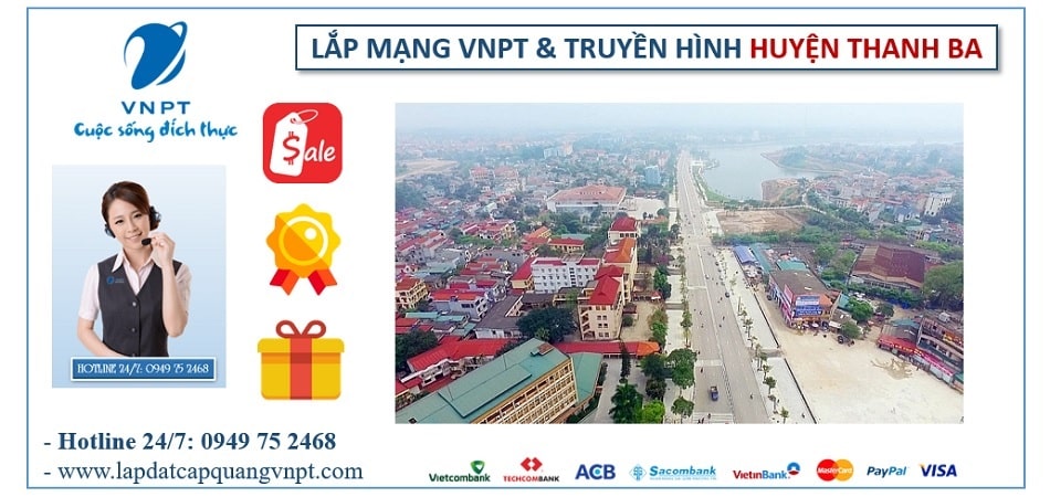 Lắp mạng cáp quang VNPT huyện Thanh Ba