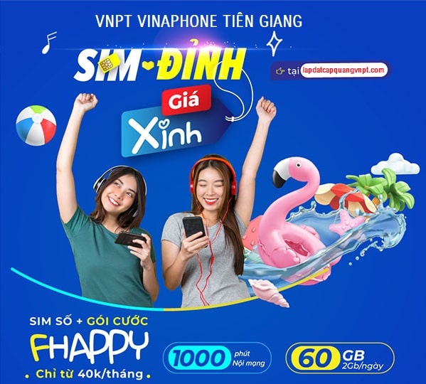 Sim 4G Vinaphone tiền giang