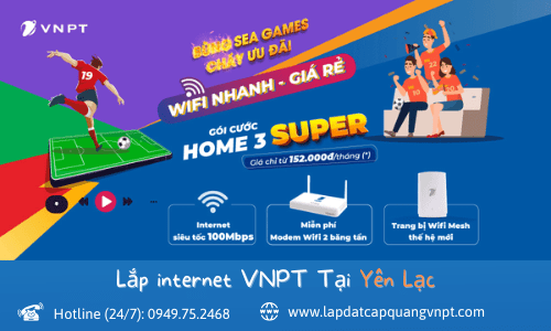 Lắp mạng VNPT Yên Lạc