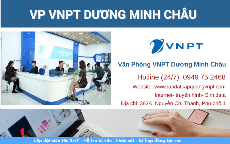 cáp quang VNPT Dương Minh Châu