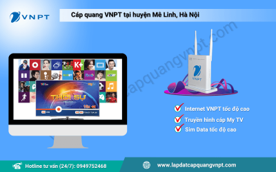 Cáp quang VNPT huyện Mê Linh