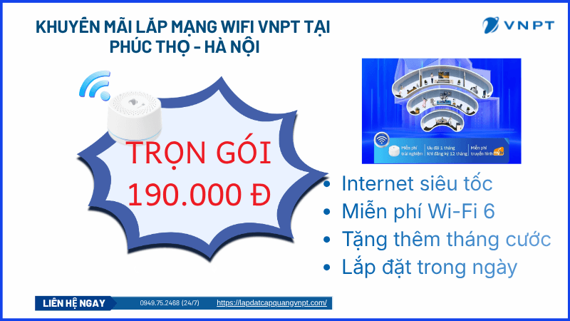 Lắp mạng VNPT Phúc Thọ Lắp mạng VNPT Phúc Thọ