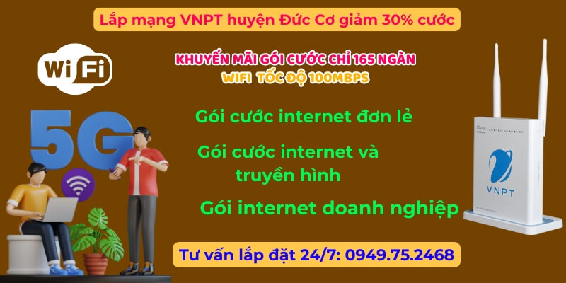 Lắp mạng VNPT huyện Đức Cơ