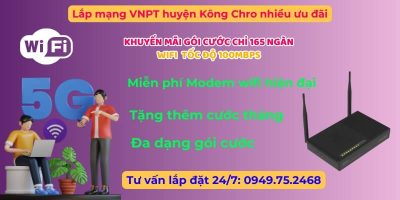 Lắp mạng VNPT huyện Kông Chro