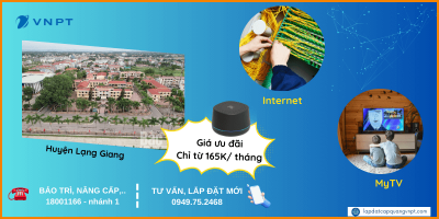 Lắp mạng VNPT huyện Lạng Giang