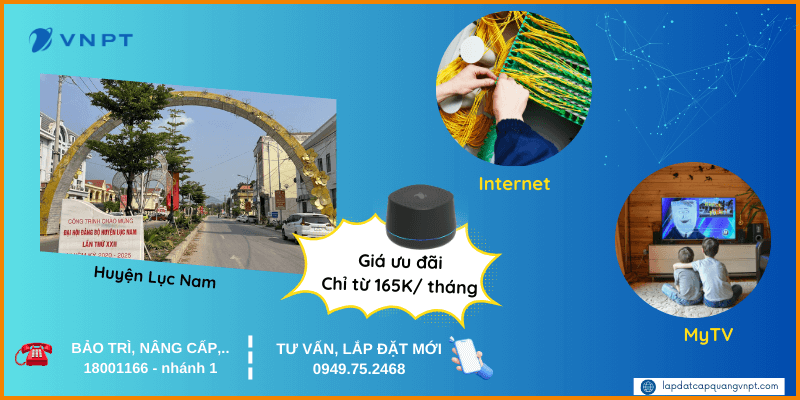 Lắp mạng VNPT huyện Lục Nam Lắp mạng VNPT huyện Lục Nam