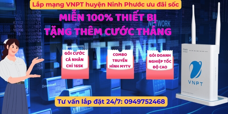 Lắp mạng VNPT huyện Ninh Phước