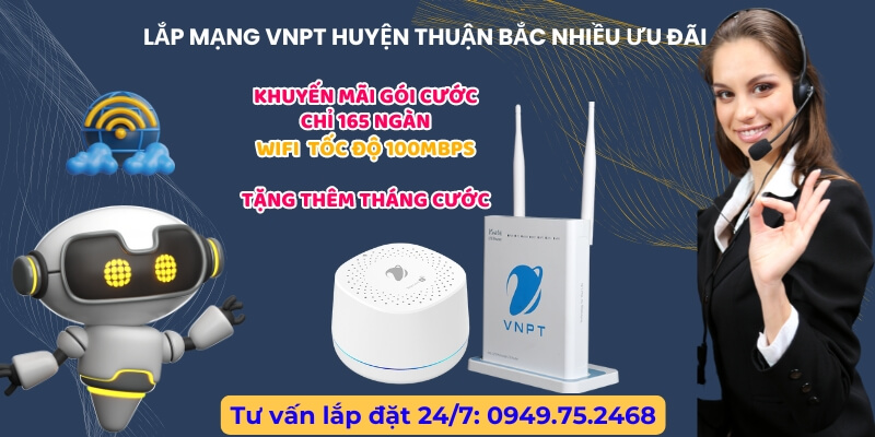 Lắp mạng VNPT huyện Thuận Bắc